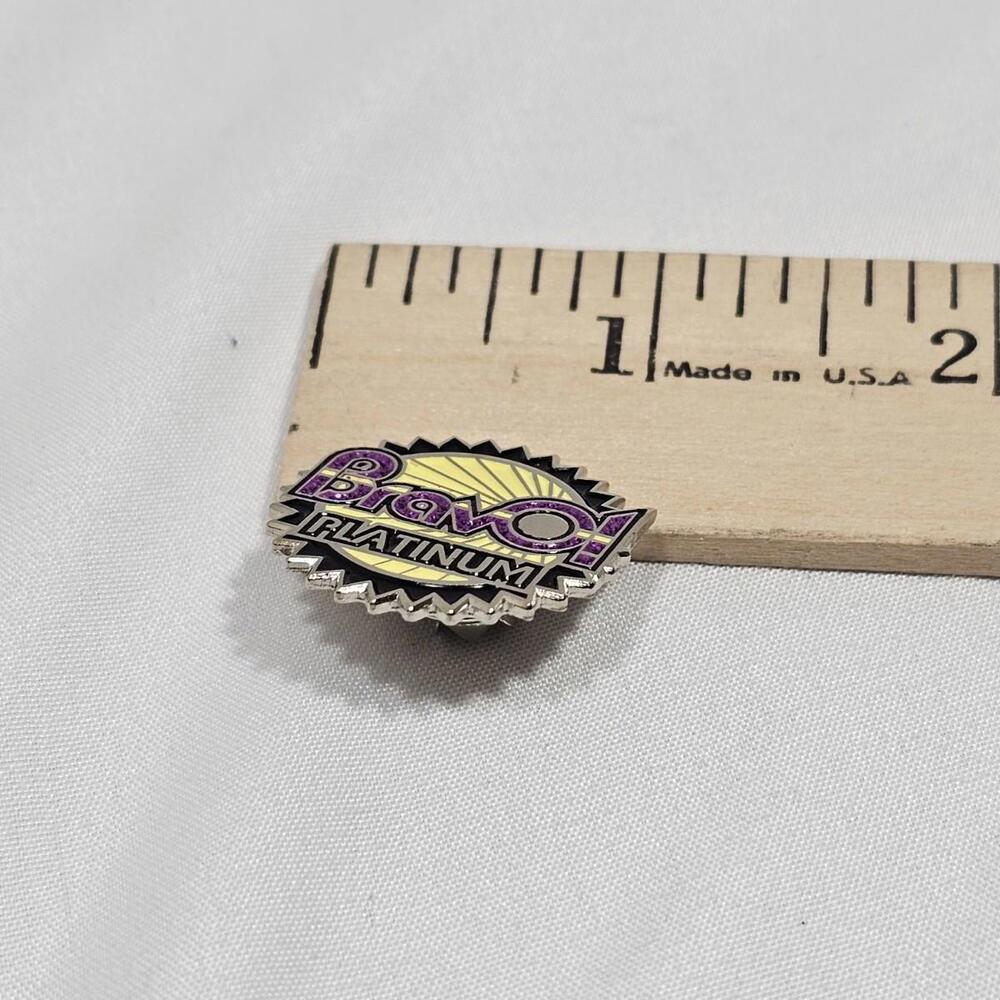 Bravo! National Dance & Talent Competition Platinum Lapel Pin Award Medal - Picture 2 of 2